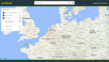 comdirect Geld abheben - Automatensuche