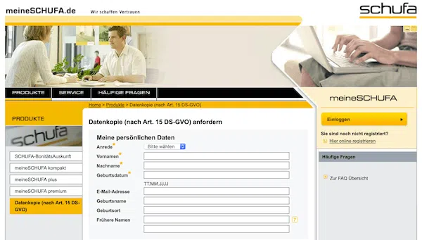 Kostenlose Schufa-Auskunft