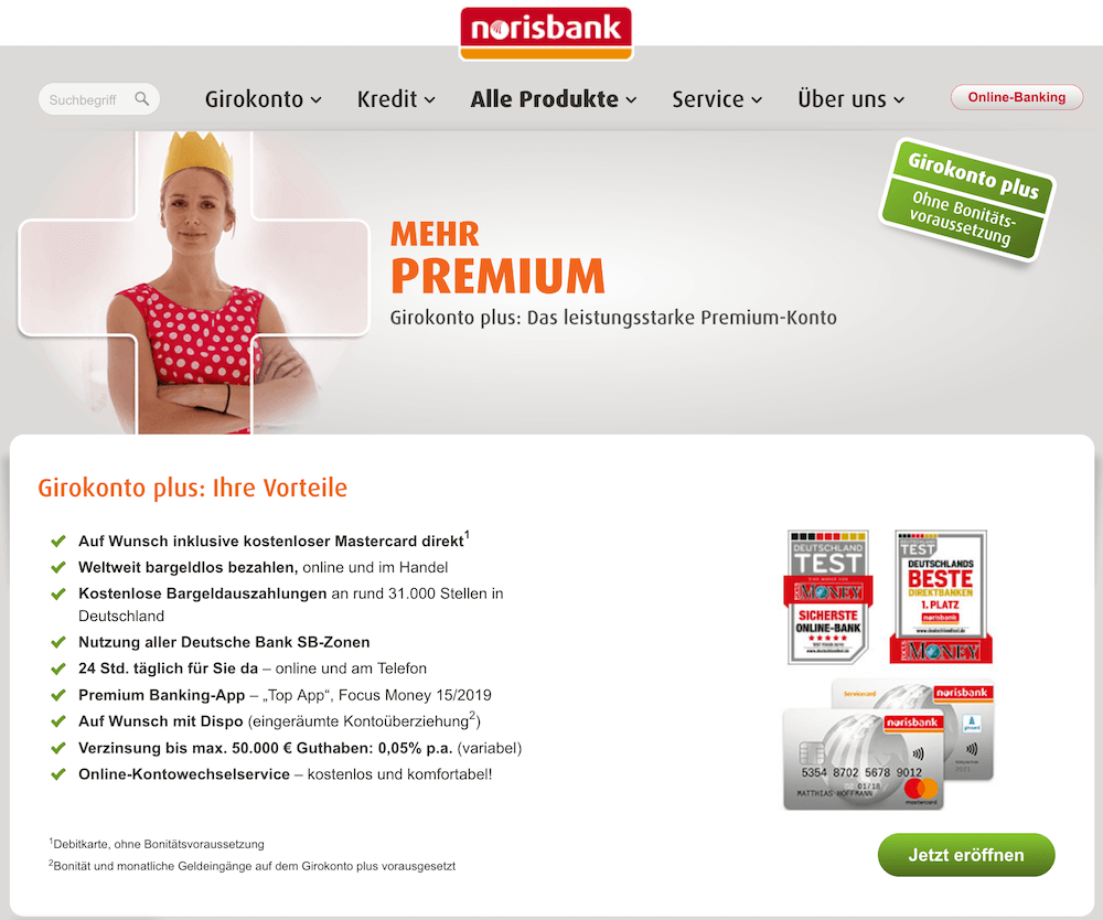 norisbank Girokonto plus