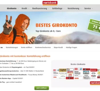 norisbank Girokonto Startseite