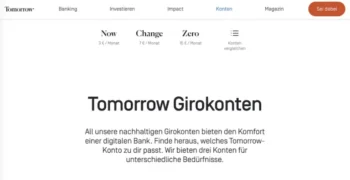 Tomorrow Girokonto