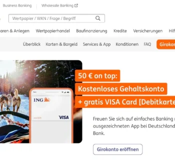 ING zweites Konto eröffnen