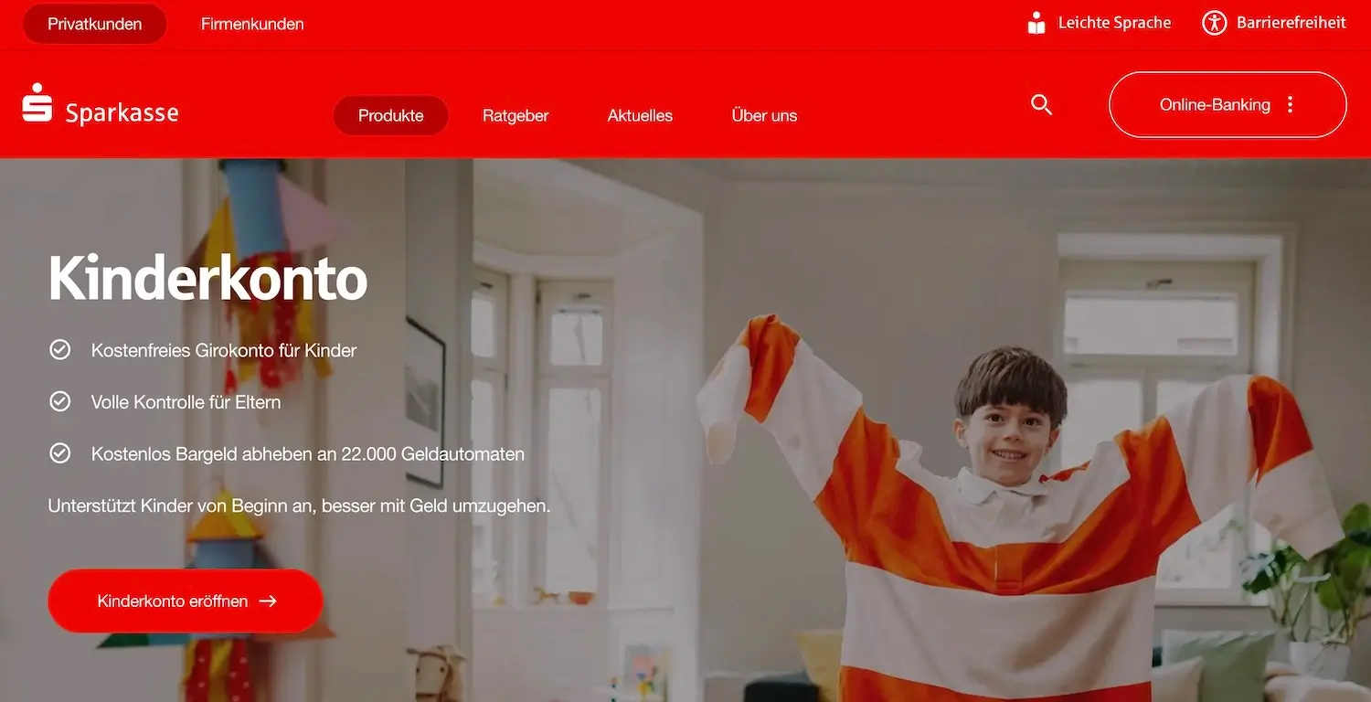 Sparkasse Kinderkonto